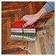 Hardwood Floor Being Restained