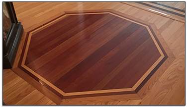 Custom Hardwood Medallion